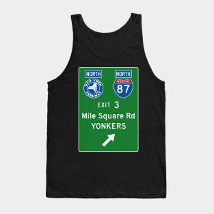 New York Thruway Northbound Exit 3: Mile Square Rd Yonkers Tank Top